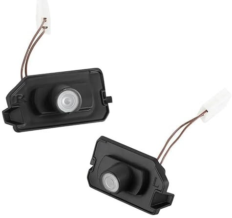 SSBOX LED Umfeldbeleuchtung Spiegel Laser Logo Projektor kompatibel mit Mercedes A/B/C/E/S-Klasse W177 W247 W205 W213 W222 GLC X253 W447 Vito, 2 Stück (A.M.G)