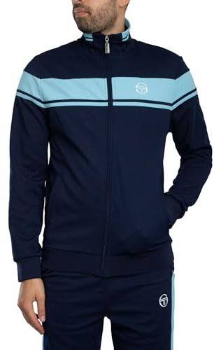 Sergio Tacchini Herren Damarindo Trainingsjacke, Maritime Blue/Baltic Sea