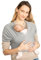 Écharpe de Portage Bébé Confort - Porte-Bébé Souple en Tissu Coton pour Nourrisson Nouveau Né de 0 à 3 ans (15Kg) - Avec Sac de Voyage - Gris Foncé