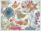 DMC Kreuzstich-Set, Aquarell, Blumen, Landhausstil