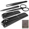 Nail Clippers Set Manicure Pedicure Kit Stainless Steel Nail Cutter Nail File Sharp Nail Scissors and Clipper Fingernails & Toenails Care Grooming Care Tools Kit with Portable stylish case (5 in 1)