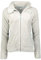 Geographical Norway Upaline Lady - Fleece Fine Frauen Warm Fermetur Zip - Jacke Herbst Winter Frühling Warm Frauen - Long Sleeve Pullover Pelz Weich Komfort Outdoor (Hellgrau XXL-Größe 5)