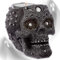 mtb more energy Deko Teelichthalter ''Mystic Pearls'' - Totenkopf Kerzenhalter - Höhe 9 cm - Totenschädel Figur Gothic Dekoration