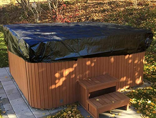 Quadratische Abdeckung für Whirlpool, 210D, wasserdicht, 231,1 x 231,1 x 30,5 cm
