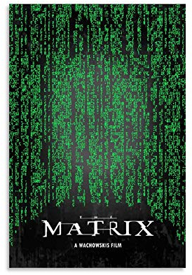 ASDJJ Matrix-Poster, dekoratives Gemälde, Leinwand, Wandkunst, Wohnzimmer, Poster, Schlafzimmer, Malerei, 30 x 45 cm