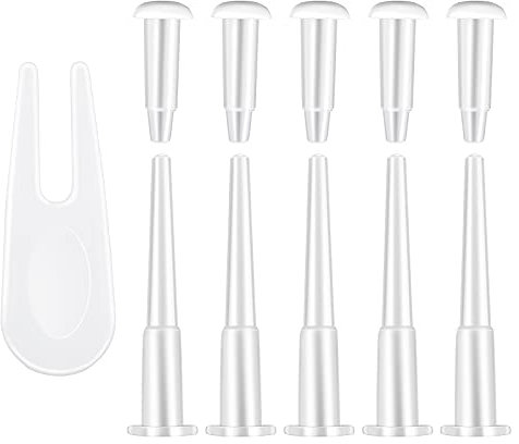 Aster Yoga Ball Exercise Ball Kit, Air Stopper Plug Adapter, 11 Pieces (Small/Large)