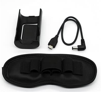 FPV Goggles Battery Power Cord Power Cable Wire for DJI CQT FPV Goggles V2 RC Racing Drone (30cm wire+box+pad)