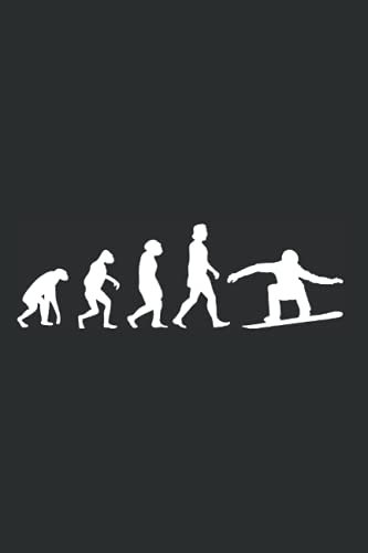 Snowboard Tagesplaner: Snowboard Evolution Snowboarder Wintersport / Kalender 2022 / Wochenplaner Tagesplaner Planer / Planungsbuch To-Do-Liste / 6x9 Zoll / 100 ausfüllbare Seiten