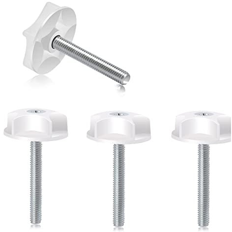 oumuik 4 Pack Headboard Screws with Washers -Headboard Fixings and Bolts 65 MM for Beds