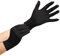 Soft Bamboo Cotton Gloves for Adults & Kids, Thin, Thermal, Touchscreen, Breathable, Hypoallergenic, Liner Gloves for Eczema & Sensitive Skin, Neuropathy Relief for Chemo Patients (Black, Medium)