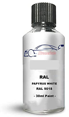 Xtremeauto Touch Up Paint Interior/Exterior RAL 9018 Papyrus white Satin Finish Interior Scratch Repair: Wall, Cabinets, Trim, Molding, Furniture, Windows, Fascia