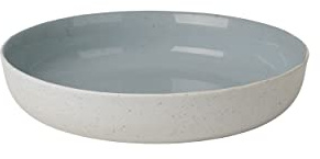 blomus Tiefer Teller SABLO | Keramikteller | 500 ml | Farbe Stone | handwerklicher Look
