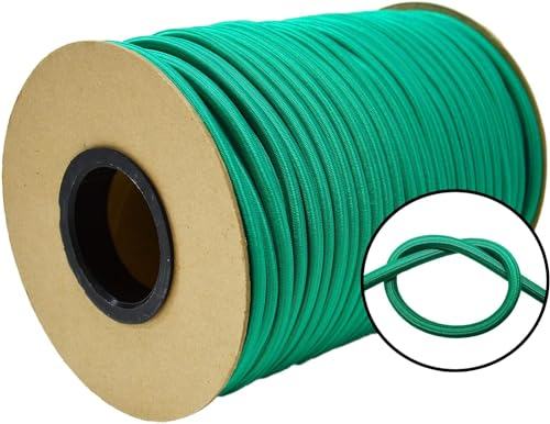 Grün Expanderseil 10mm 25meter Spanngummi Planenseil Gummiseil Gummischnur Gummileine Spannseil Seil Plane