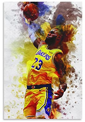 TSALF Wanddeko Poster Kein Rahmen Lebron James-110 60x90cm