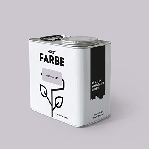 HORST Wandfarbe Heidekraut flieder 10 L – ökologische Premium Innenfarbe mit hoher Deckkraft – spritzfrei tropffrei vegan nachhaltig geruchsneutral
