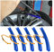 CGEAMDY 5PCS Auto Reifenwechsler Schutz, Reifen Radwechsel Edge Savers Tool, Schutz bei der Reifenmontage, Reifenwechsel Felgenschutz, Motorrad Felgenschützer (Blau)