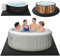 TIXANF 254 x 254 cm große Whirlpool-Matte, aufblasbare Whirlpool-Matte, große waschbare Bodenschutzmatte, tragbares Spa-Pool-Zubehör, wasserdichte rutschfeste Unterlage, saugfähiger