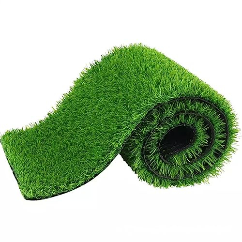 HUHJYUGE Pelouse Synthetique Exterieur 2x4m, Tapis de Gazon Artificiel Vert, Gazon Synthetique Balcon, Pelouse pour Chien de Compagnie de Jardin a l'aspect Naturel et Réaliste