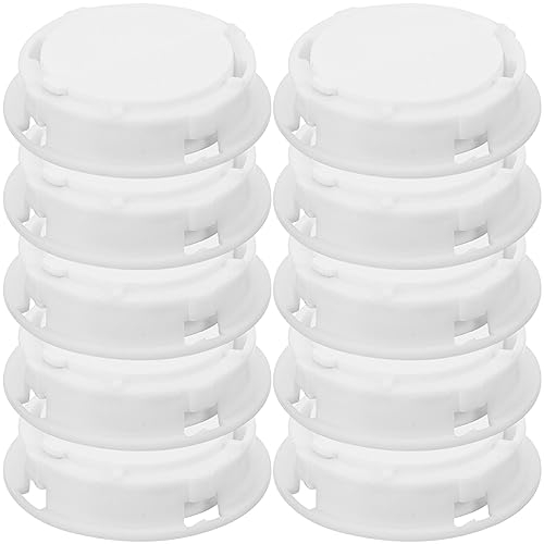 VILLCASE 20 Stück Sparschwein-Stecker Sparschwein-Stopper Ersatz-Spardose-Stecker Schwarz Sparschwein-Stecker Abdeckung Gummistopfen Stopfen Für Geld-Spardose Weiß