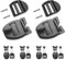 FORTHBEYOND Lot de 6 clips de rechange pour housse de jacuzzi, spa avec clés et boucle coulissante, accessoires pour jacuzzi de 2,5 à 3,2 cm de large (noir)