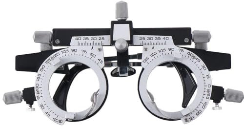 Fudeshe Optical Trial Lens Frame,Adjustable Optometry Frame Optician Accessories,Professional Optical Trial Lens Frame for Opticians, Optical Shops