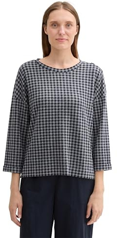 Tom Tailor Damen 1043174 Cosy Sweatshirt mit Knöpfen