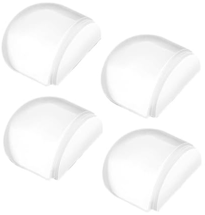4 Stück Türstopper Kleben,Türpuffer Selbstklebend,Boden Stopper Door,Transparent Zum Wand Den,Tür Wall Wandpuffer,Adhesive Auf Außenbereich,Bodentürstopper,Bumsinchen Dem Klinke Möbel
