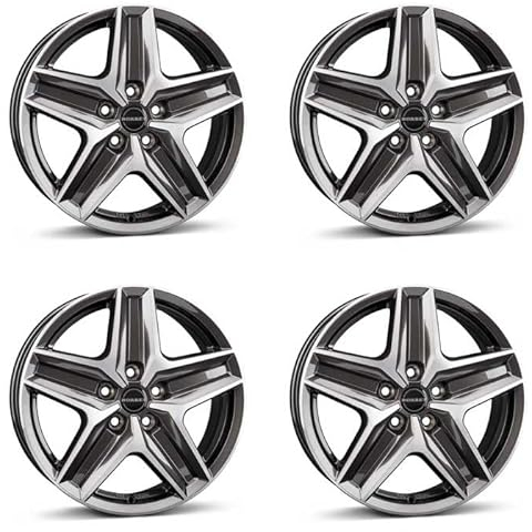 4x Borbet Felgen CWZ 7.5x18 ET53 5x120 mistral anthracite glossy polished kompatibel mit VW Amarok Crafter T5 T6 T6.1 T6.1 Transporter T7 Multivan Touareg