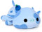 shownicer Piccoli Peluche Mucca Kawaii Giocattolo Morbido Animali di Peluche Mucca Bambola di Peluche Cuscino Regalo per Bambini Ragazza 3+ Anni (Blu, 23cm)