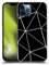 Head Case Designs Offizielle PLdesign Schwarze Dreiecke Weiße Linien Geometrische Muster Harte Rueckseiten Handyhülle Hülle Huelle kompatibel mit Apple iPhone 12 / iPhone 12 Pro