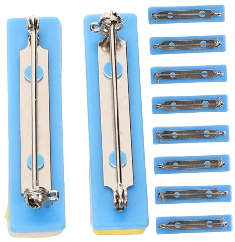 DIYEAH 10st Brosche Zubehör Selbstklebende Nadel Bar Sicherheitsnadel Selbstklebende Sicherheitsnadel Selbstklebende DIY-Nadel Abzeichen Basteln Zurück Brosche Klebestreifen Schaum