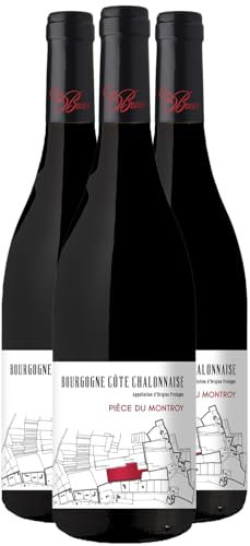 Bourgogne Côte Chalonnaise Pièce du Montroy - Rouge 2023 - Cave de Bissey - Vin Rouge de Bourgogne (3x75cl)