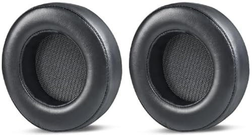 Joghaw Replacement Ear Pads for AKG K701 K702 Q701 Q702 K601 K612 K712 Headphones – Soft Lambskin Blend Memory Foam Cushions, Easy Snap-On Installation, Black