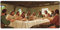 Religion Mouse Mat XXL 800 x 400 x 3 mm, Last Supper Gaming Mouse Pad with Stitched Edges Anti-Slip Base, Extended Keyboard Mat Improved Precision and Speed, Office Desk Accessories,Gifts for Men-1414