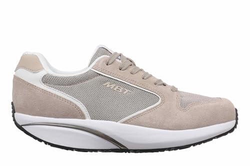 MBT-1997 Classic II Freizeitschuhe für Herren im modernen Stil. Physiologische Schuhe für Komfort und Stabilität mit gewölbter Sohle. Farbe Beige