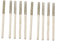 Lot de 10 forets 0 8 2 5 mm avec tige de 2 35 mm pour verre et jade, pour besoins de perçage (10 pièces de 2 mm)