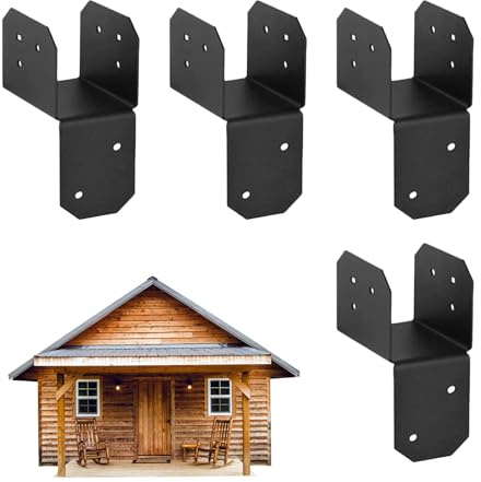 Winkel für Pergola, Dachverbinder, 4 Stück, vielseitig einsetzbar, für , Terrasse, Gartenhaus, Garage