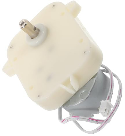 Uhrenbeweger Gleichstrommotor mit Untersetzung, Leiser Präzisionsantrieb | Automatisches Aufziehen, Langsamer Lauf, für Uhr, für Büro und Juweliergeschäft, Beige, Pp Metall