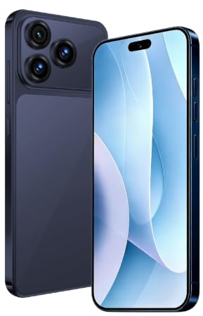 DEMANN GMBH Handy ohne Vertrag, Unterstützung für 4G Network, 3GB RAM + 16GB ROM, TF-Karte erweiterter Speicher 256GB, Dual-Kamera, Dual-SIM, 4-Kern-Chip, 6,6-Zoll-Bildschirm, (BLUE97)
