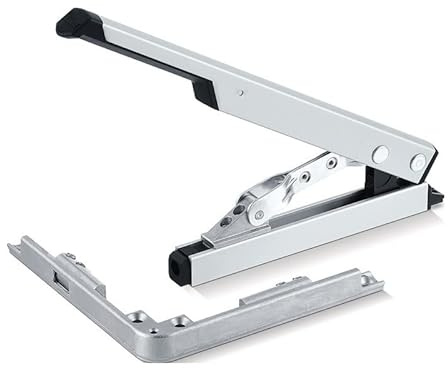 Geze Handhebel silber m.Eckumlenkung - 30611