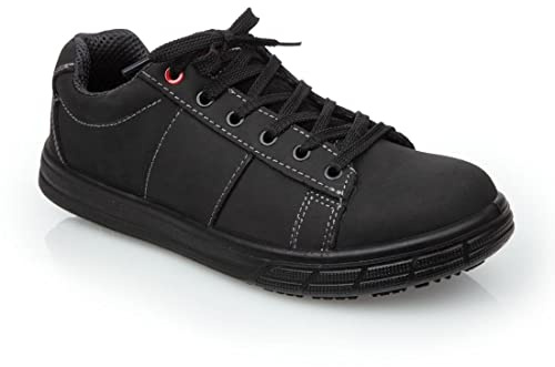 Slipbuster Footwear BB420-44 Safety Trainer Shoe, S1, SRC, Size 44, Black