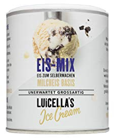 Luicella's Eispulver Eis-Mix Milcheis geschmacksneutral 100% natürlich (6 Dosen)