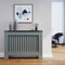 ELEGANT Radiator Covers Vertical Grill Grey Painted Slat Cabinet MEDIUM