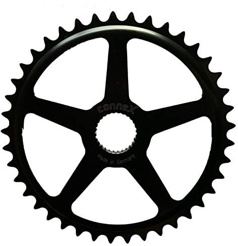 Import CONNEX E-Bike Kettenblatt 41 Zähne Schwarz Stahl