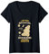 Femme Chasse Au Trésor Avec le GPS Geocaching Caches Sport T-Shirt avec Col en V
