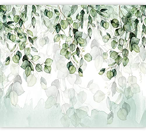 murando - Vlies Fototapete Botanik 350x256 cm - Foto Tapete Schlafzimmer Wohnzimmer Moderne Vliestapete XXL Wandtapete Motivtapeten 3d Effekt Wand Dekoration – Natur Blätter Pflanzen b-C-0876-a-a