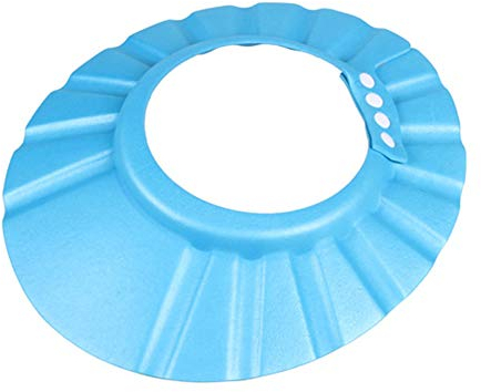 Babybadkopfkappe Weiche Badekappe Visier Dusche Hut Haarwasch Shampoo Schild Badeschutz für Baby Kleinkind Kinder Augen Ohren und Gesicht