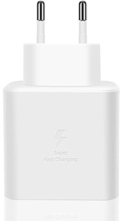 DBZYLN Carga Rapida Compatible con Samsung Galaxy S24 S23 S22 Ultra S21 S20 FE, Tab S8 Tab S7 Ultra, 45W Cargador Tablet USB C PD & PPS Super Fast Charger - Blanco