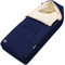 MONZANA® Fußsack für Kinderwagen Baby Winter mit Reflektoren Reißverschluss Buggy Waschbar Babyschale Schlafsack Babydecke Kuschelig Marineblau