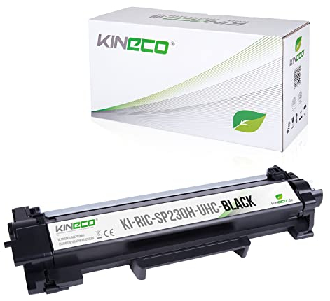 Kineco Toner kompatibel für Ricoh SP 230 DNw SP 230 FNw SP 230 Series SP 230 SFnw 408294 Type SP230H TypeSP230, 3.000 Seiten Schwarz